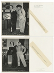 Lot of Twenty 10 x 8 Glossy Photos From Six Different Three Stooges Films, List Online at NateDSanders.com -- Very Good Condition